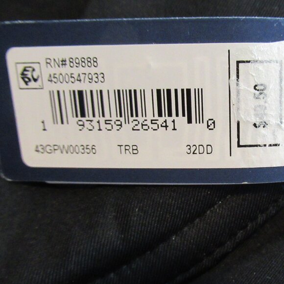 GAP GapBody Women's Everyday Essentials Multiway T-Shirt Bra, True Black, 32DD - Picture 8 of 8